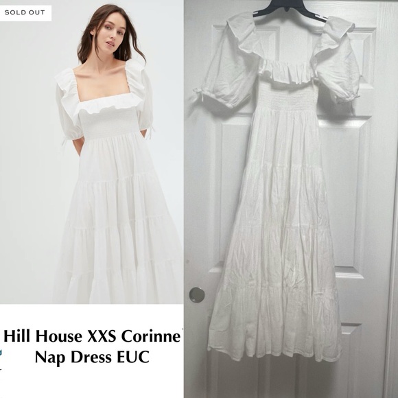 Hill House Dresses & Skirts - Hill House White Corinne Nap Dress